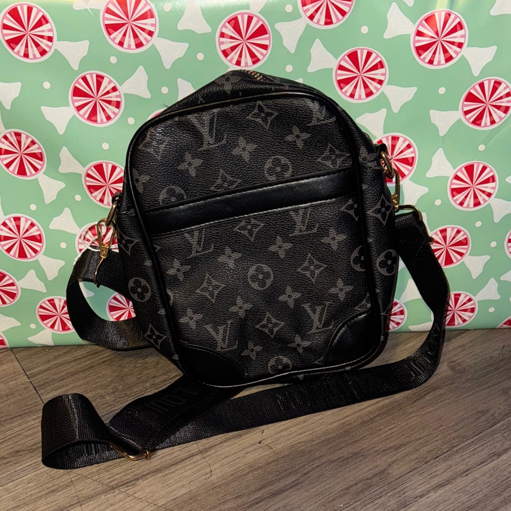 Black Designer Crossbody Bag
